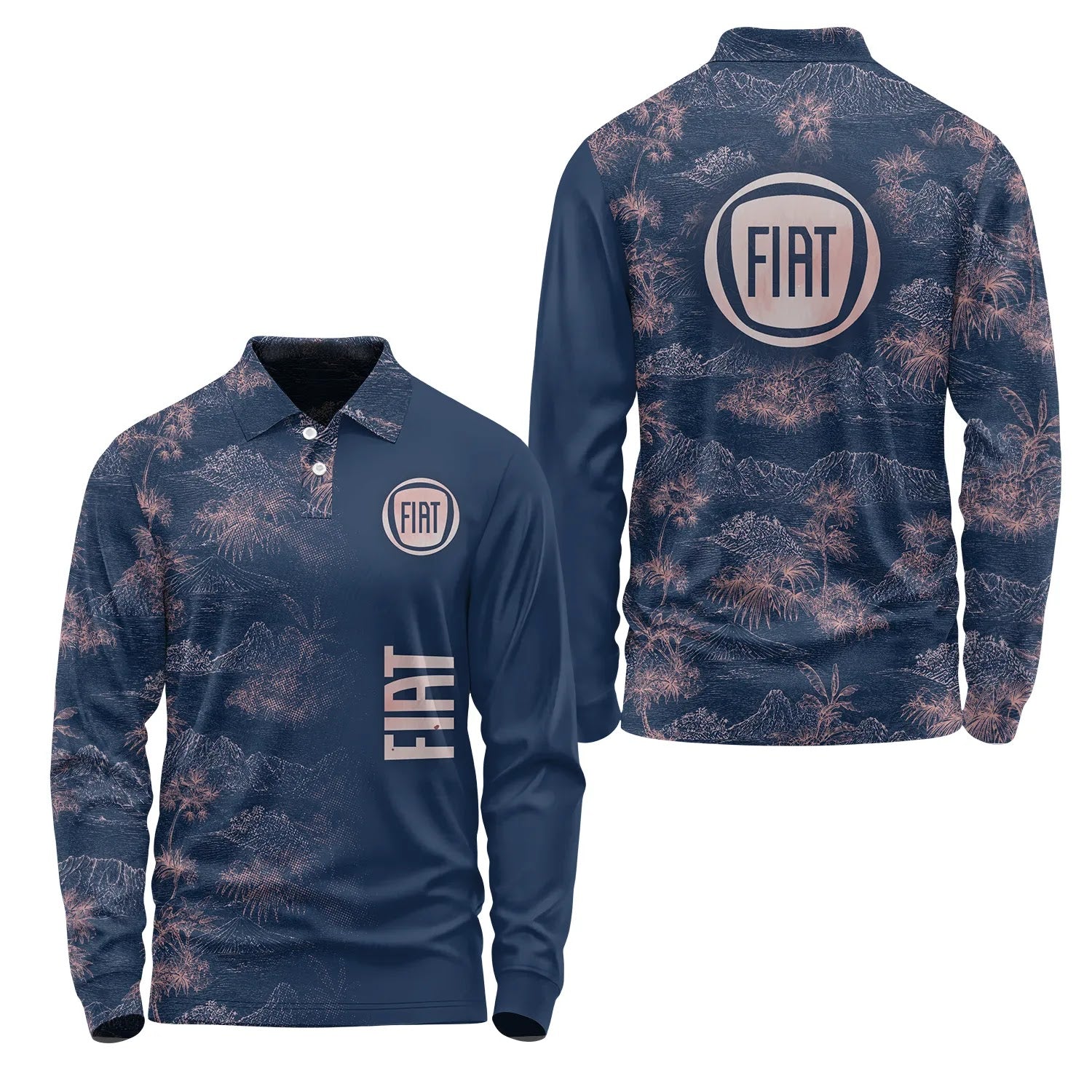 Fiat Long Sleeve Polo SHW007