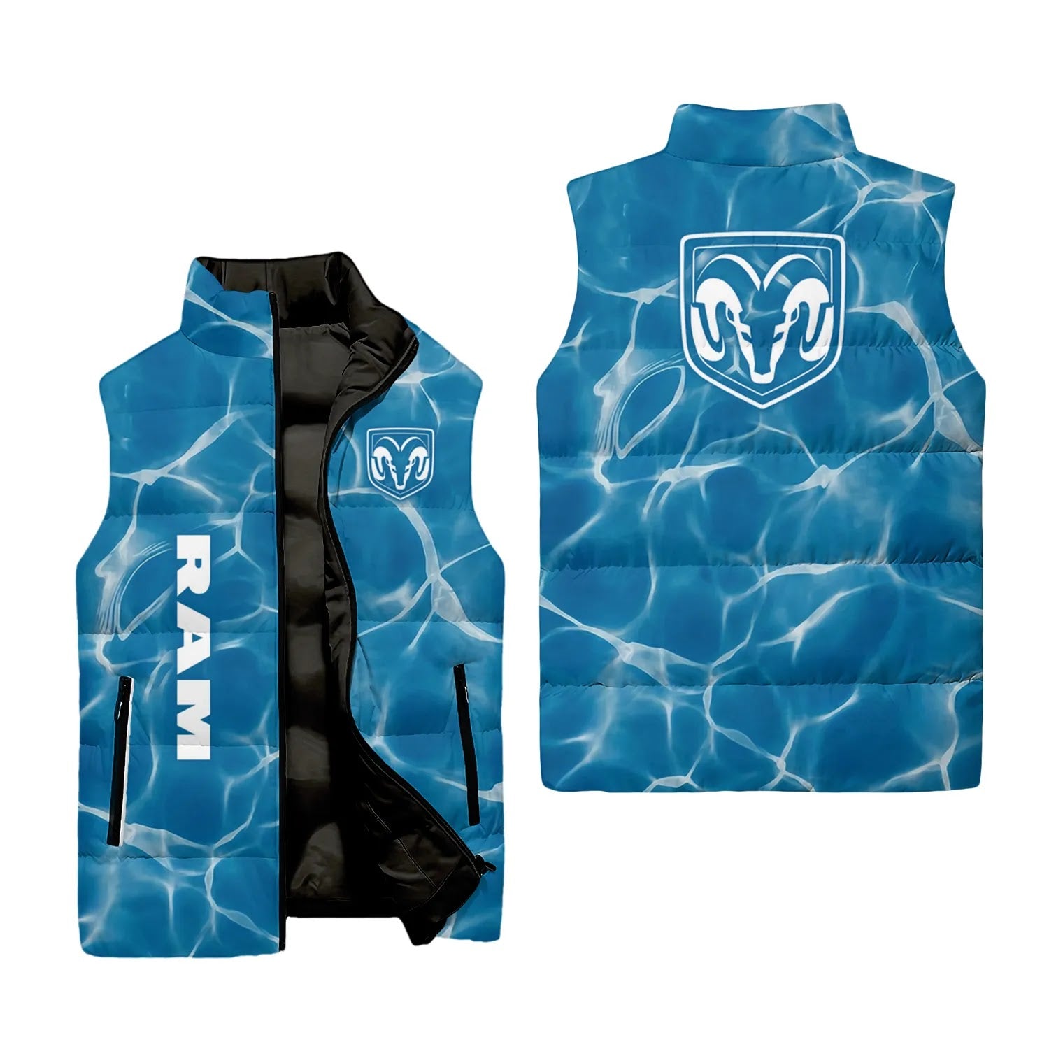 Ram Sleeveless Puffer Jacket SHW035