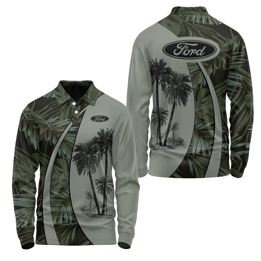 Ford Long Sleeve Polo SHW063