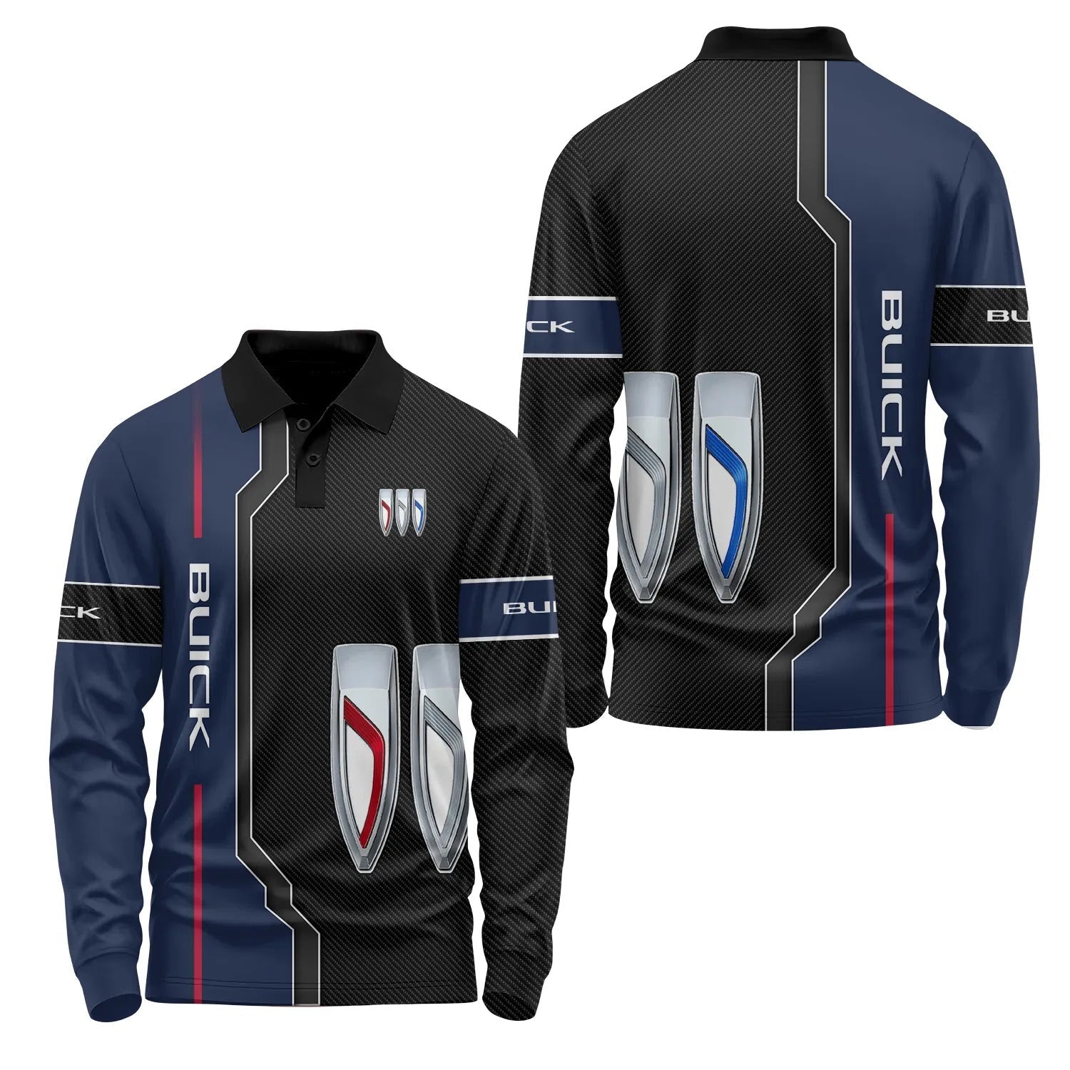 Buick Long Sleeve Polo SC042