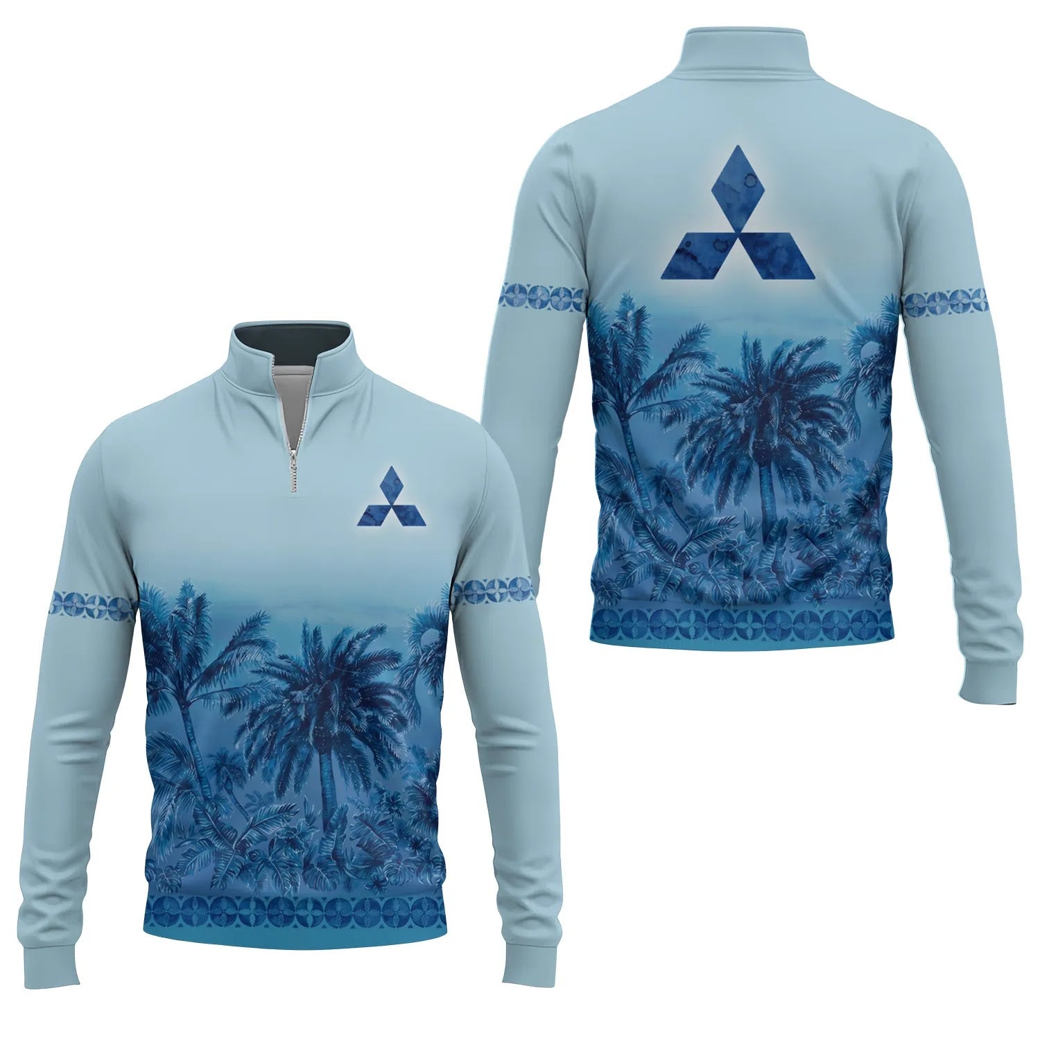 Mitsubishi Quarter-zip Pullover SHW001