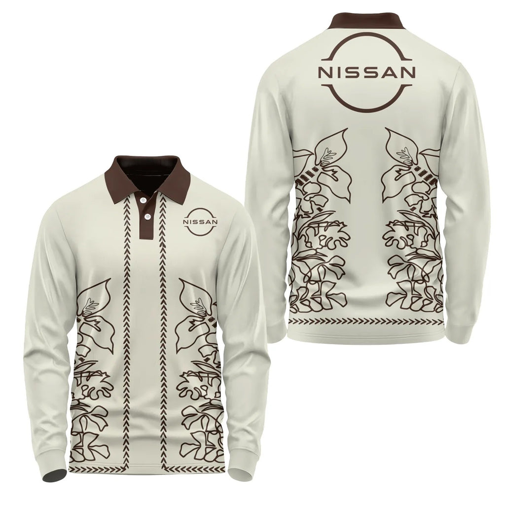 Nissan Long Sleeve Polo SHW064