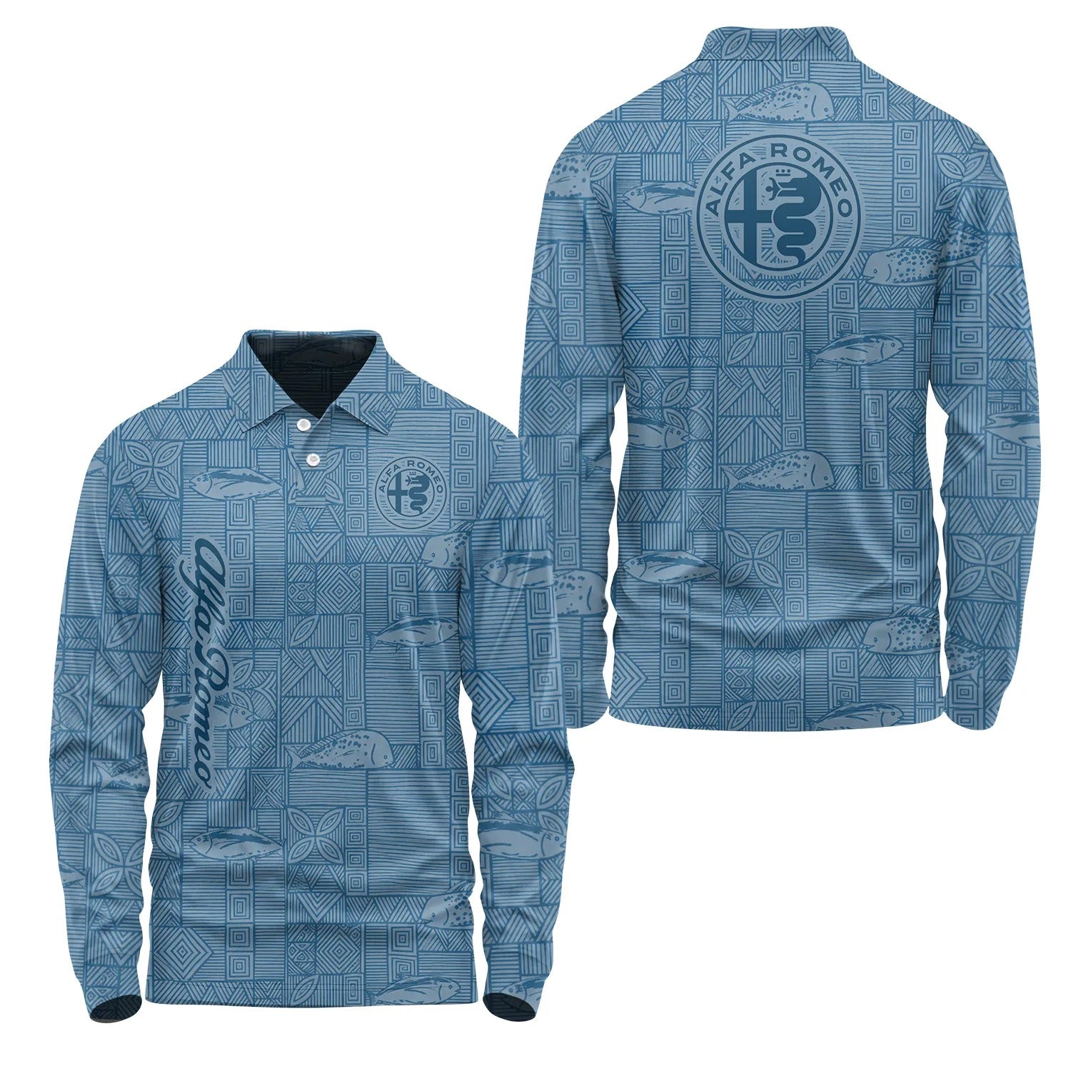 Alfa Romeo Long Sleeve Polo SHW012