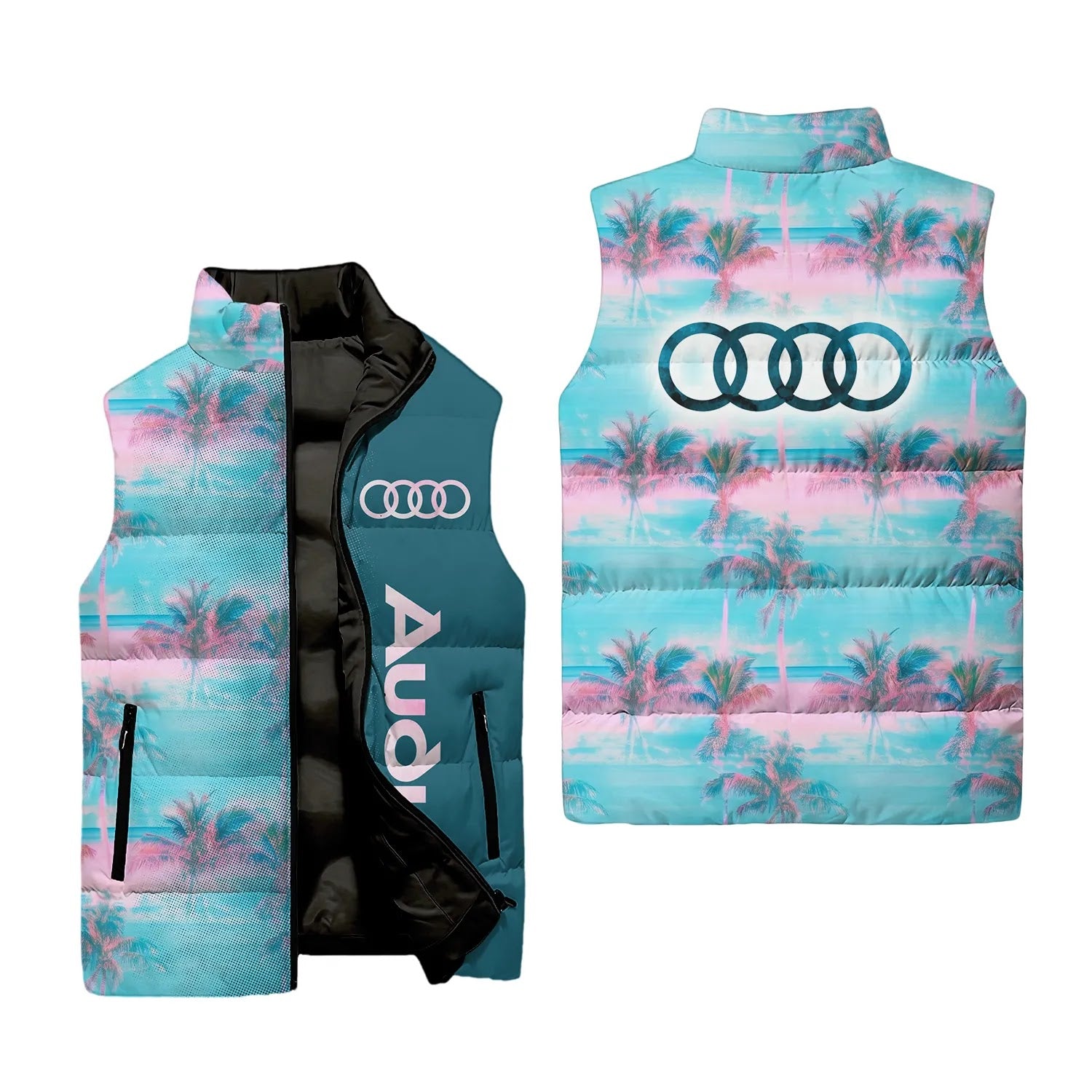 Audi Sleeveless Puffer Jacket SHW058