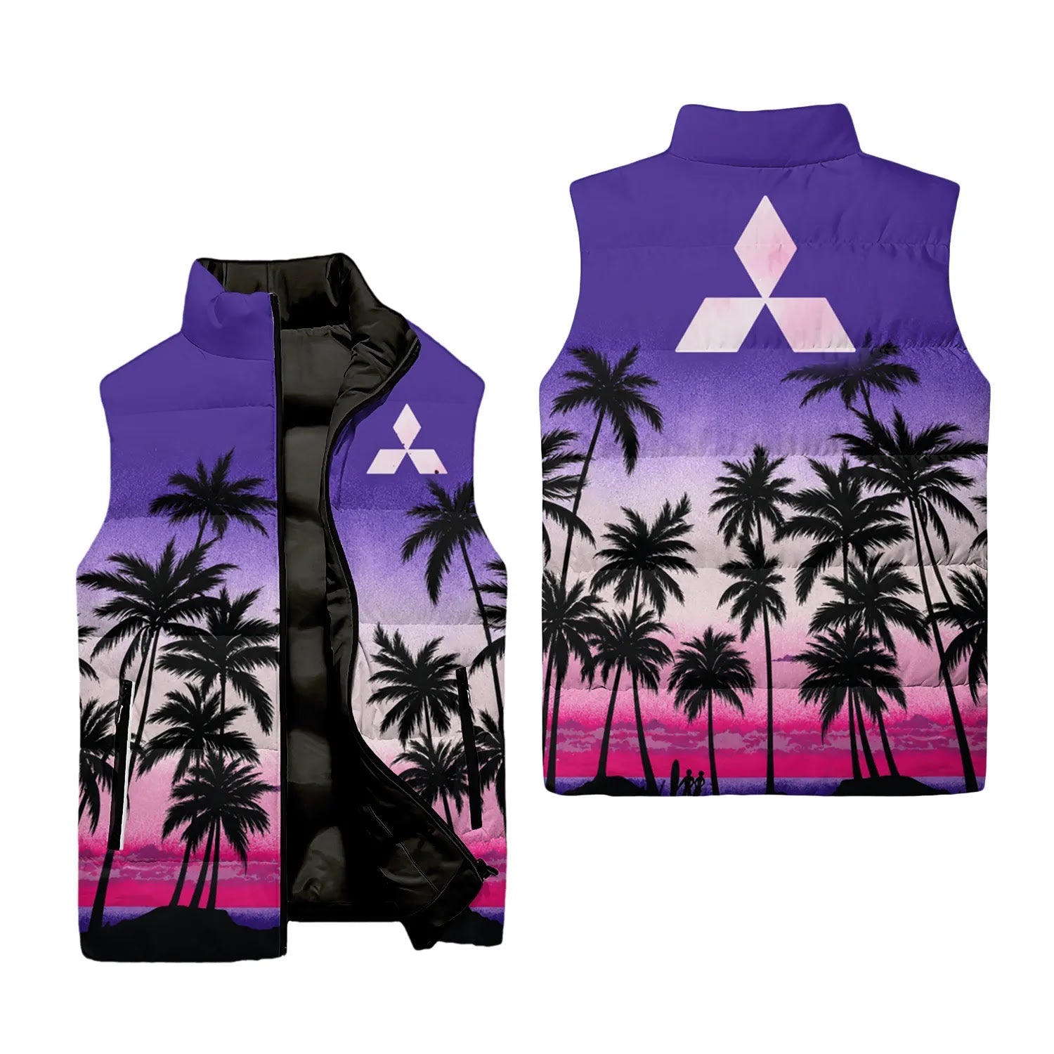 Mitsubishi Sleeveless Puffer Jacket SHW019