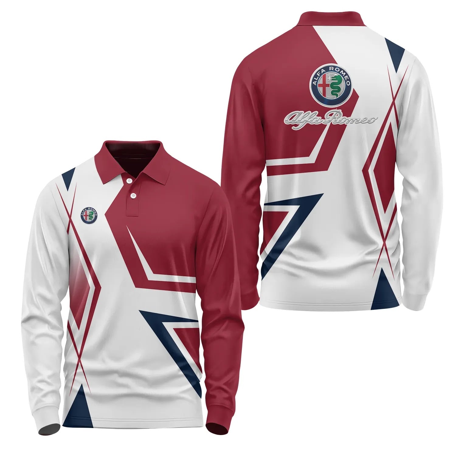 Alfa Romeo Long Sleeve Polo SC080