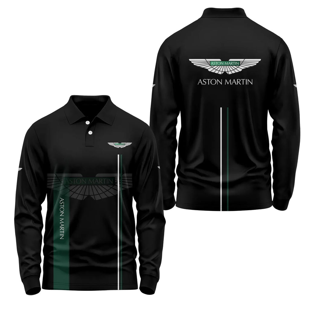 Aston Martin Long Sleeve Polo SC077