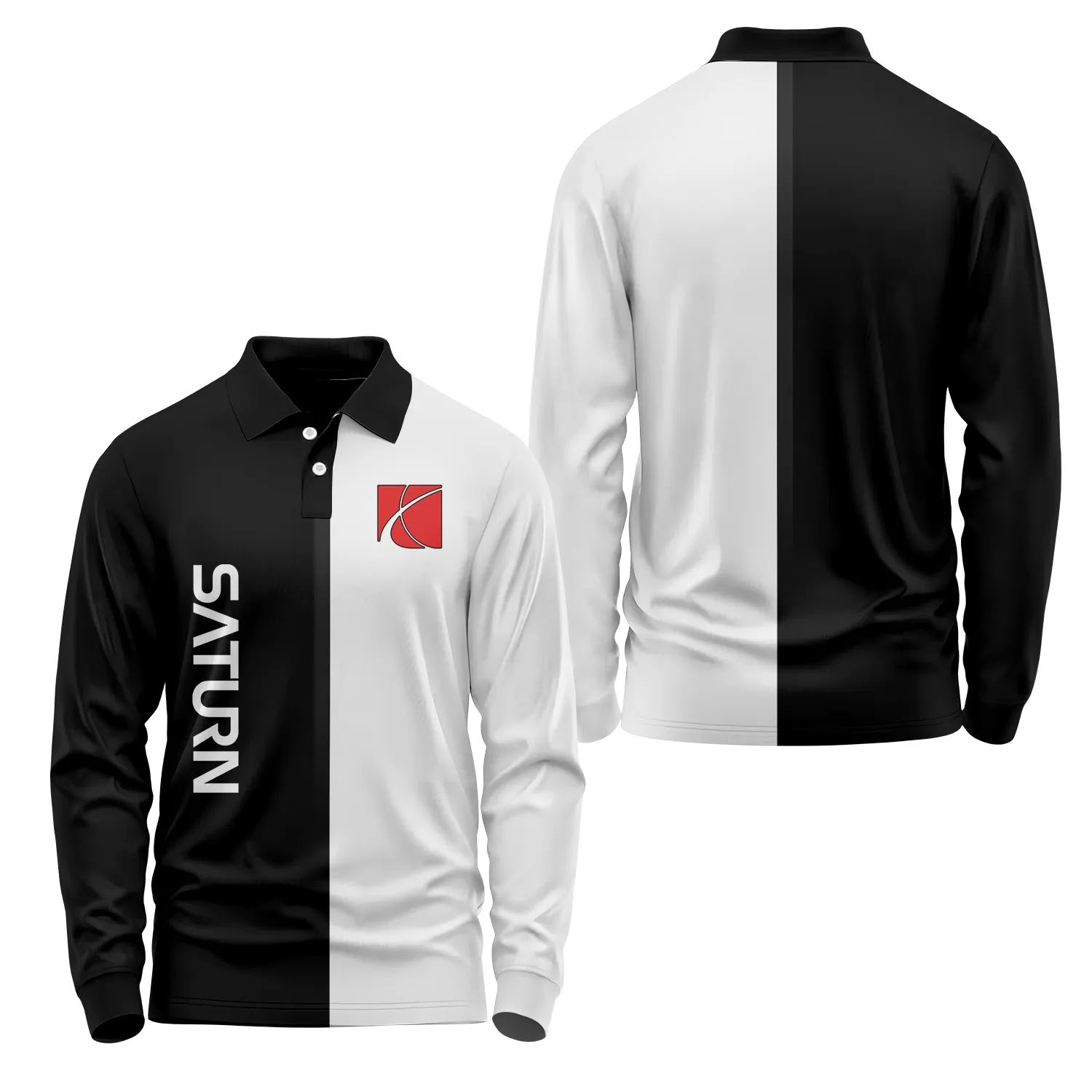 Saturn Long Sleeve Polo SC076
