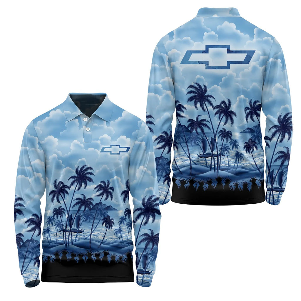 Chevrolet Long Sleeve Polo SHW018