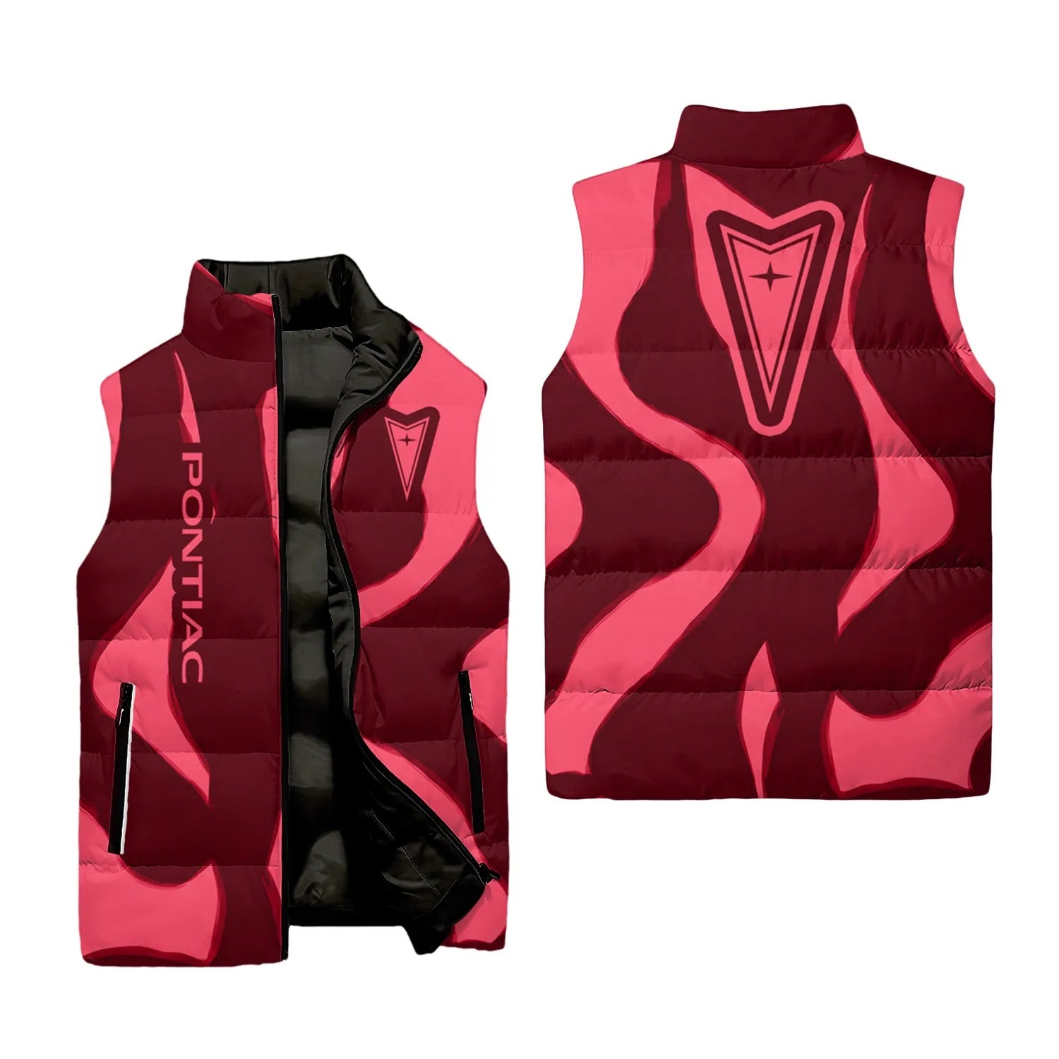 Pontiac Sleeveless Puffer Jacket SHW068