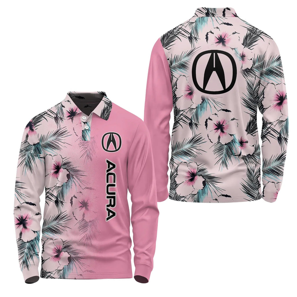 Acura Long Sleeve Polo SHW056