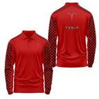 Tesla Long Sleeve Polo SC057