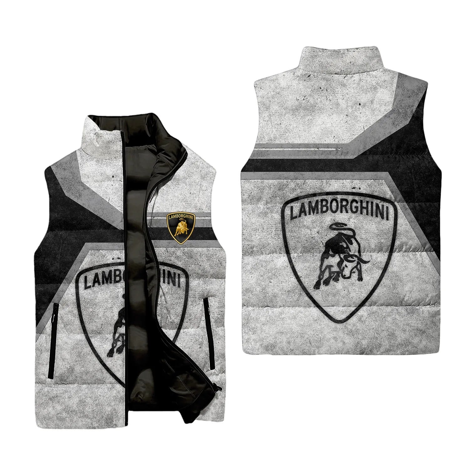 Lamborghini Sleeveless Puffer Jacket SC086