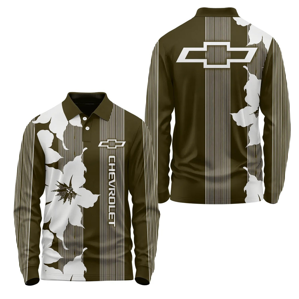 Chevrolet Long Sleeve Polo SHW039