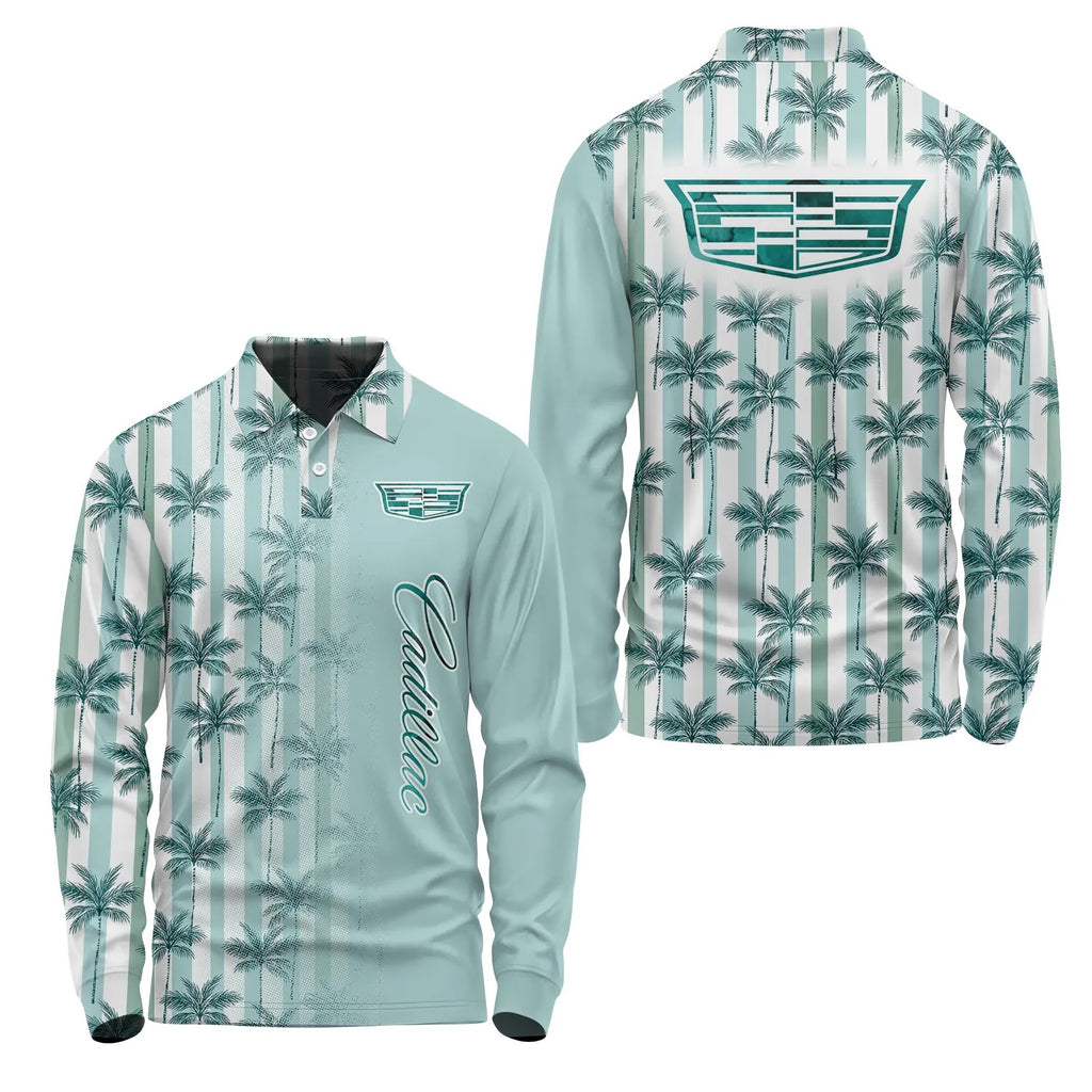 Cadillac Long Sleeve Polo SHW028