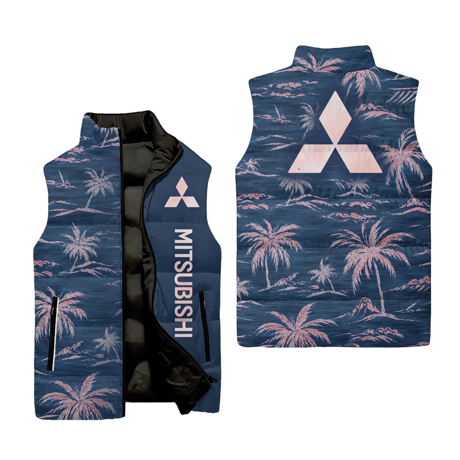 Mitsubishi Sleeveless Puffer Jacket SHW013