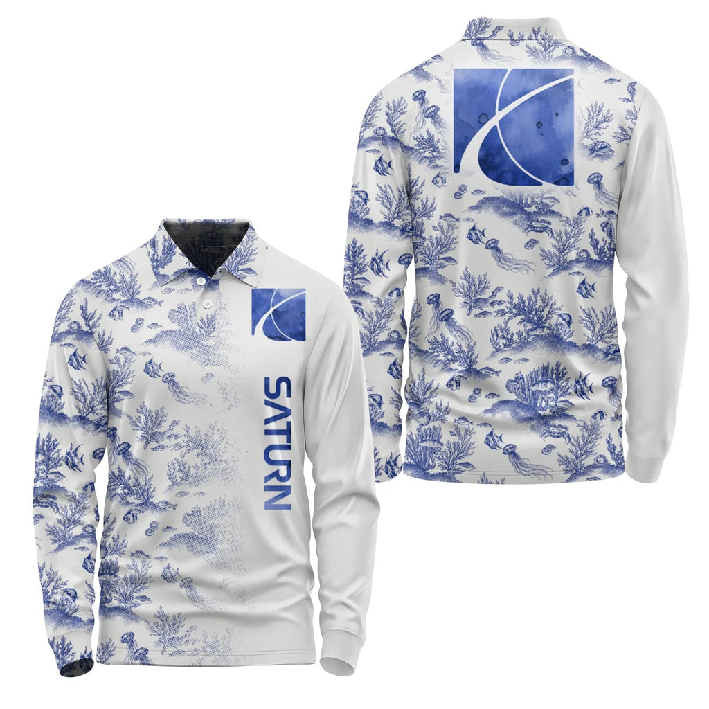 Saturn Long Sleeve Polo SHW009