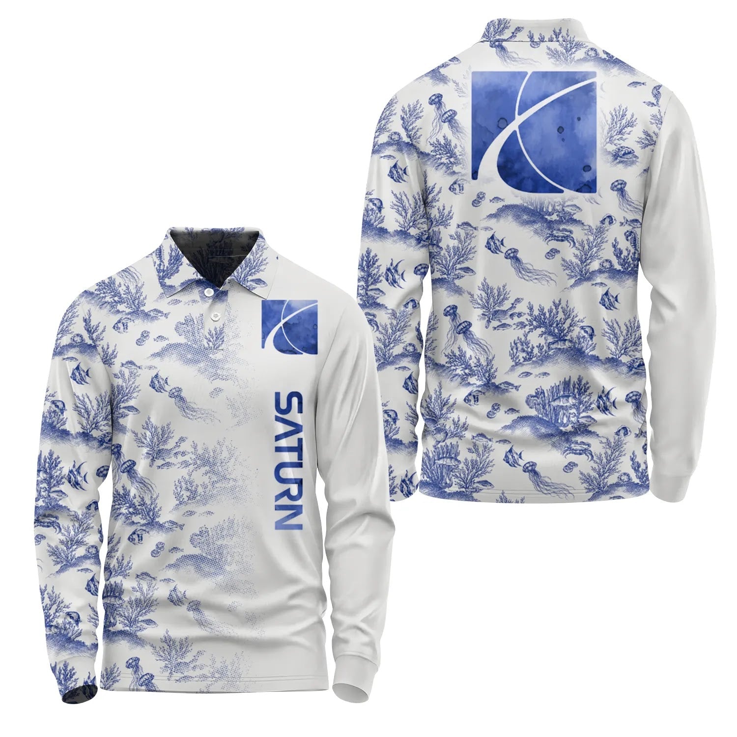 Saturn Long Sleeve Polo SHW009