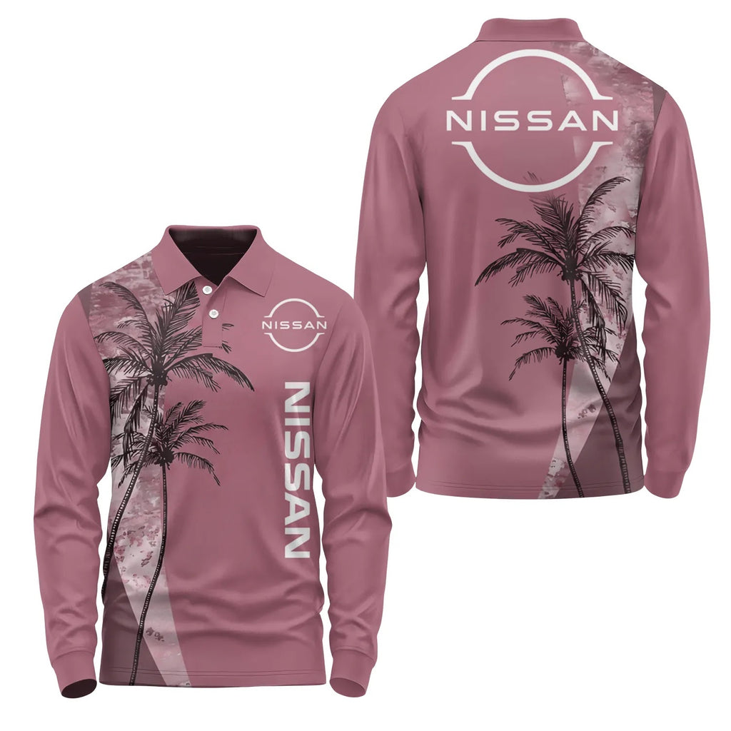Nissan Long Sleeve Polo SHW071