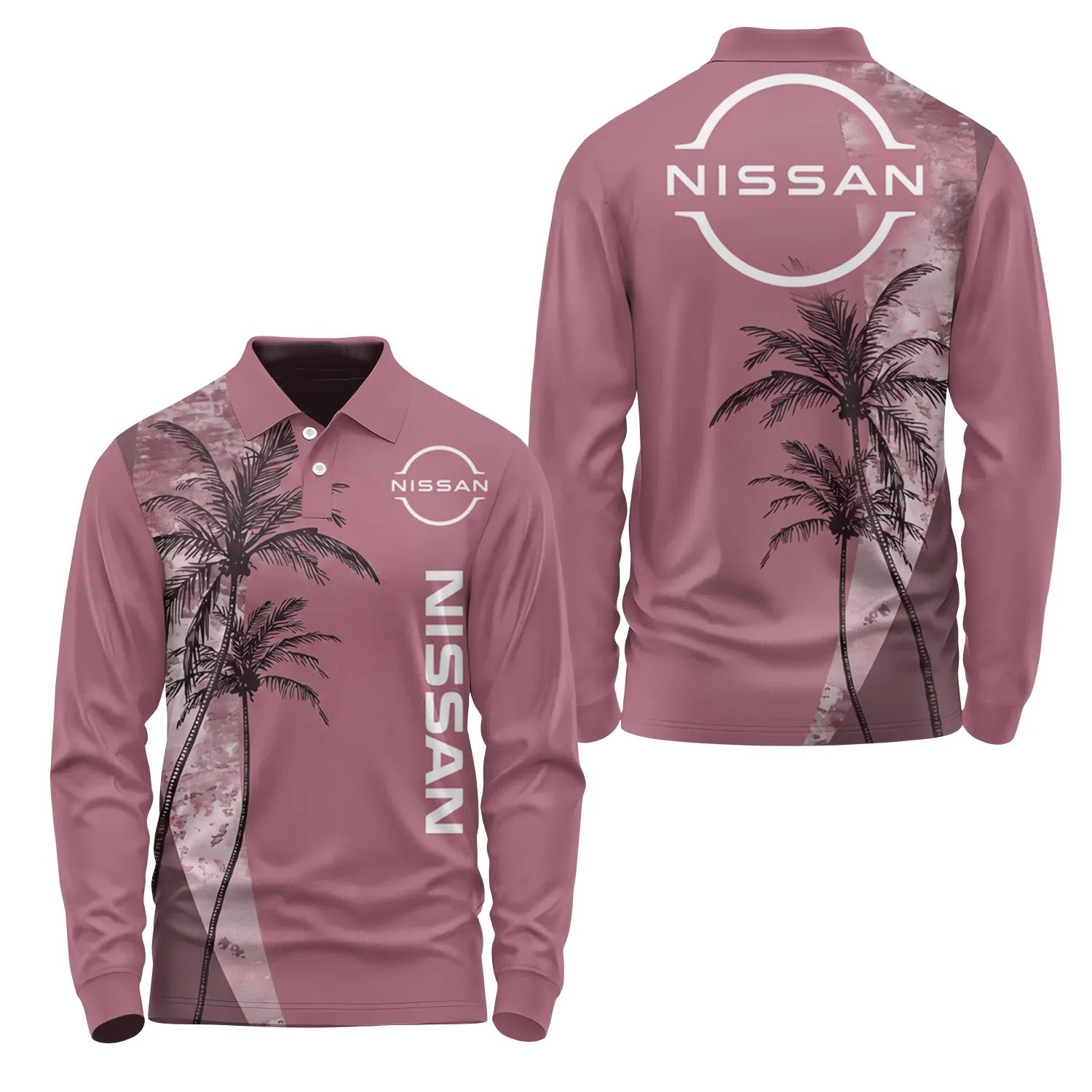 Nissan Long Sleeve Polo SHW071