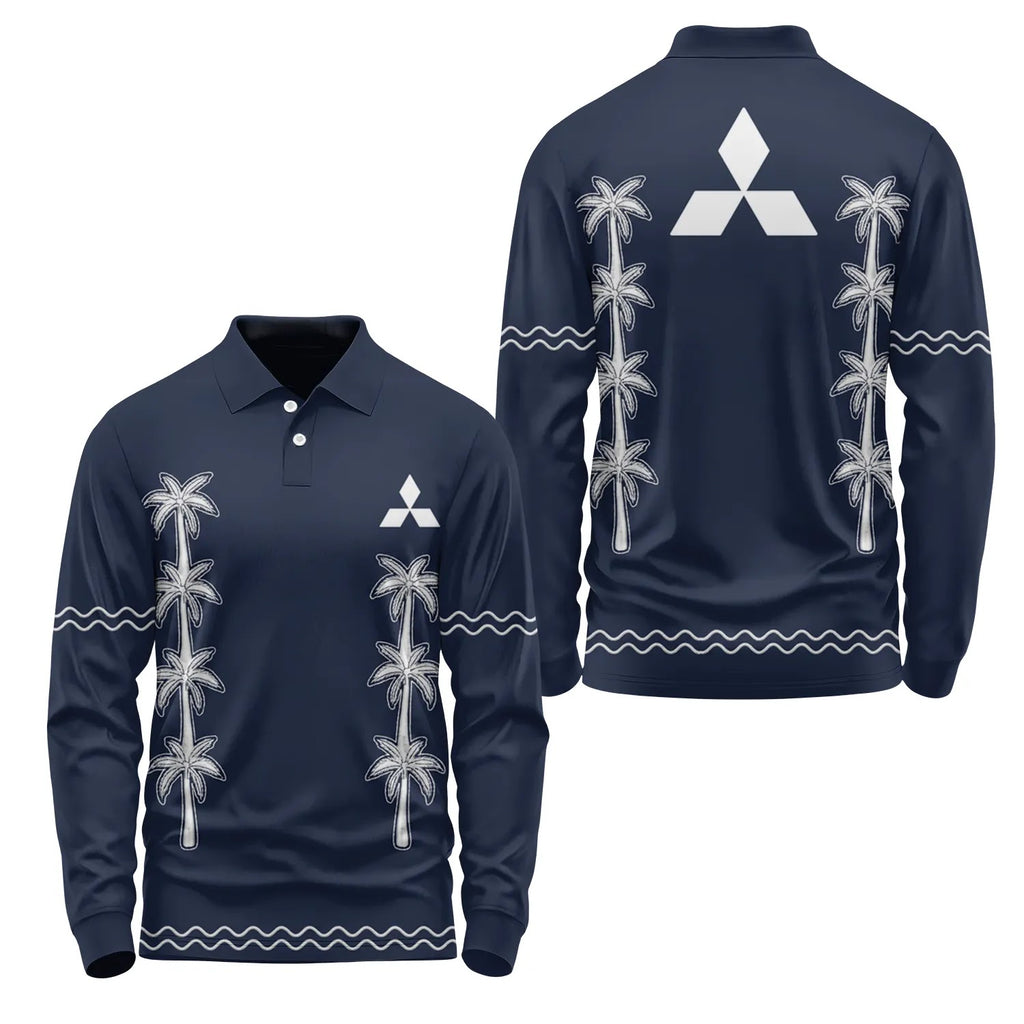 Mitsubishi Long Sleeve Polo SHW065