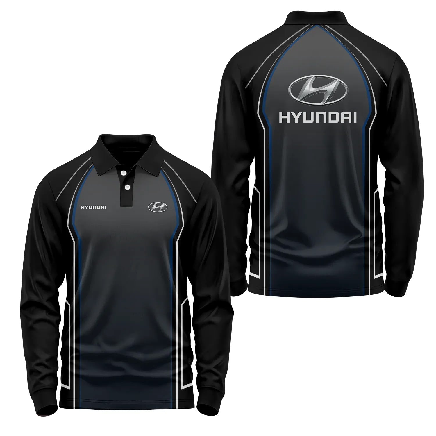Hyundai Long Sleeve Polo SC061