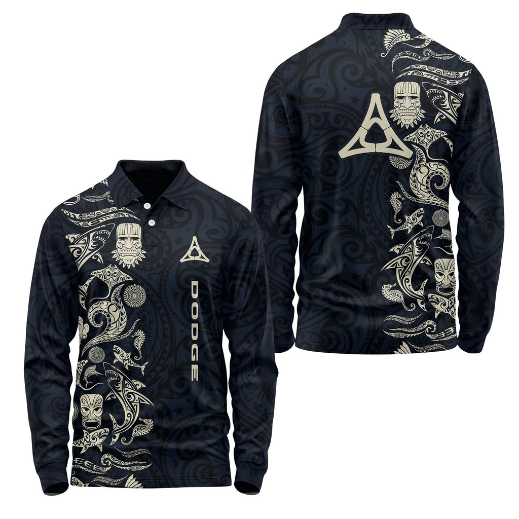 Dodge Long Sleeve Polo SHW033