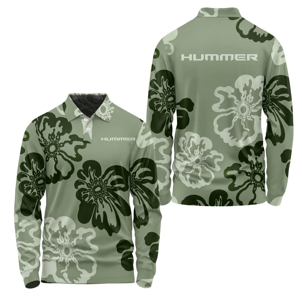 Hummer Long Sleeve Polo SHW073
