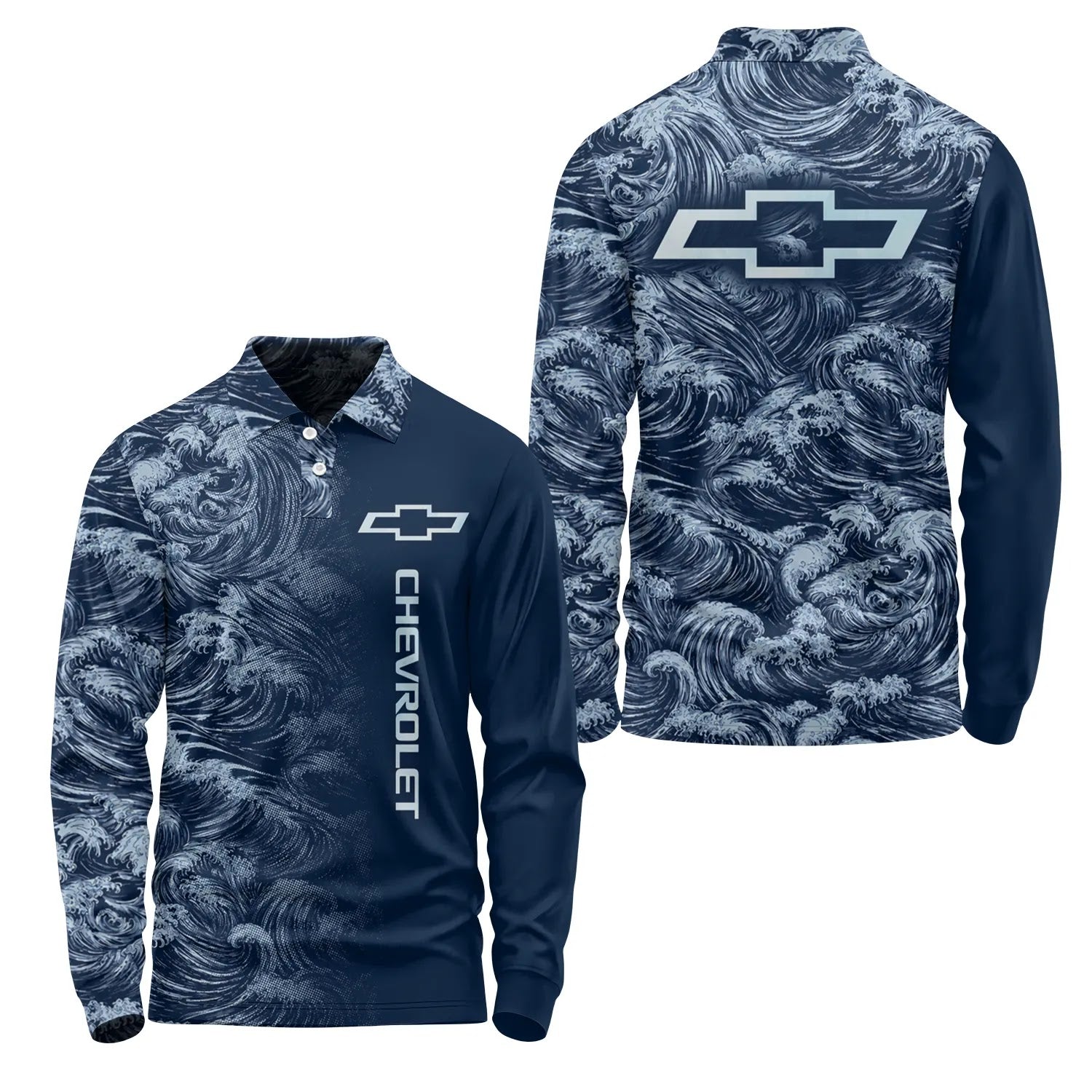 Chevrolet Long Sleeve Polo SHW010