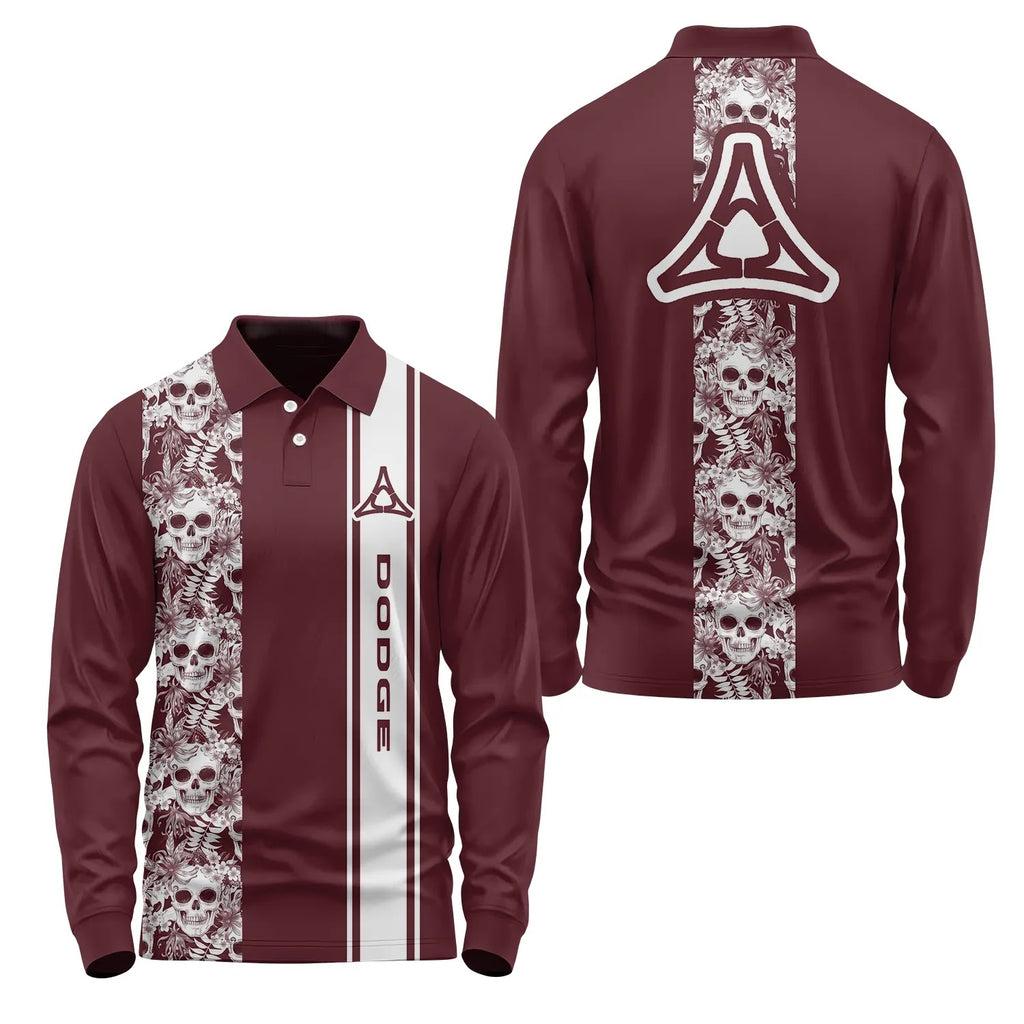Dodge Long Sleeve Polo SHW042