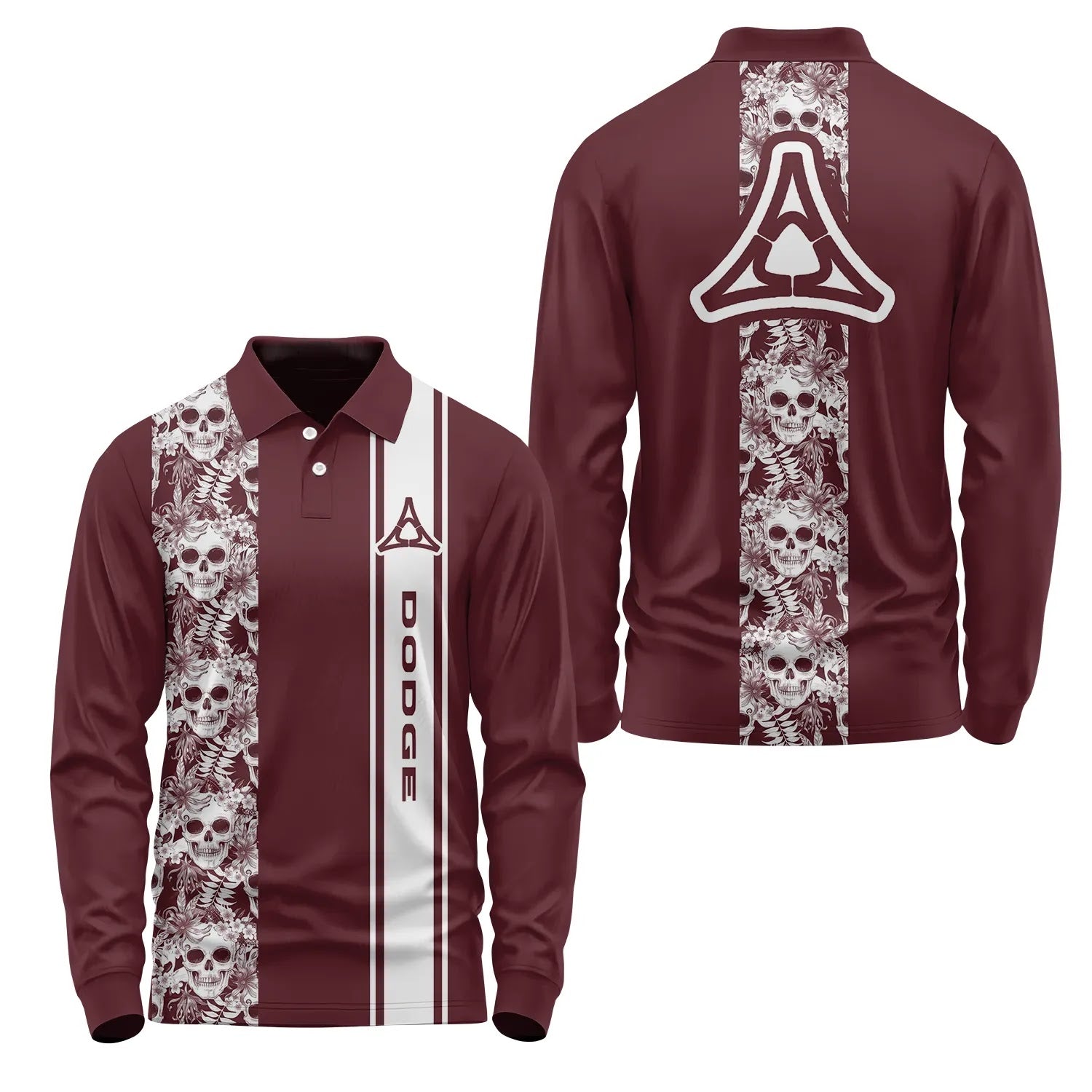 Dodge Long Sleeve Polo SHW042