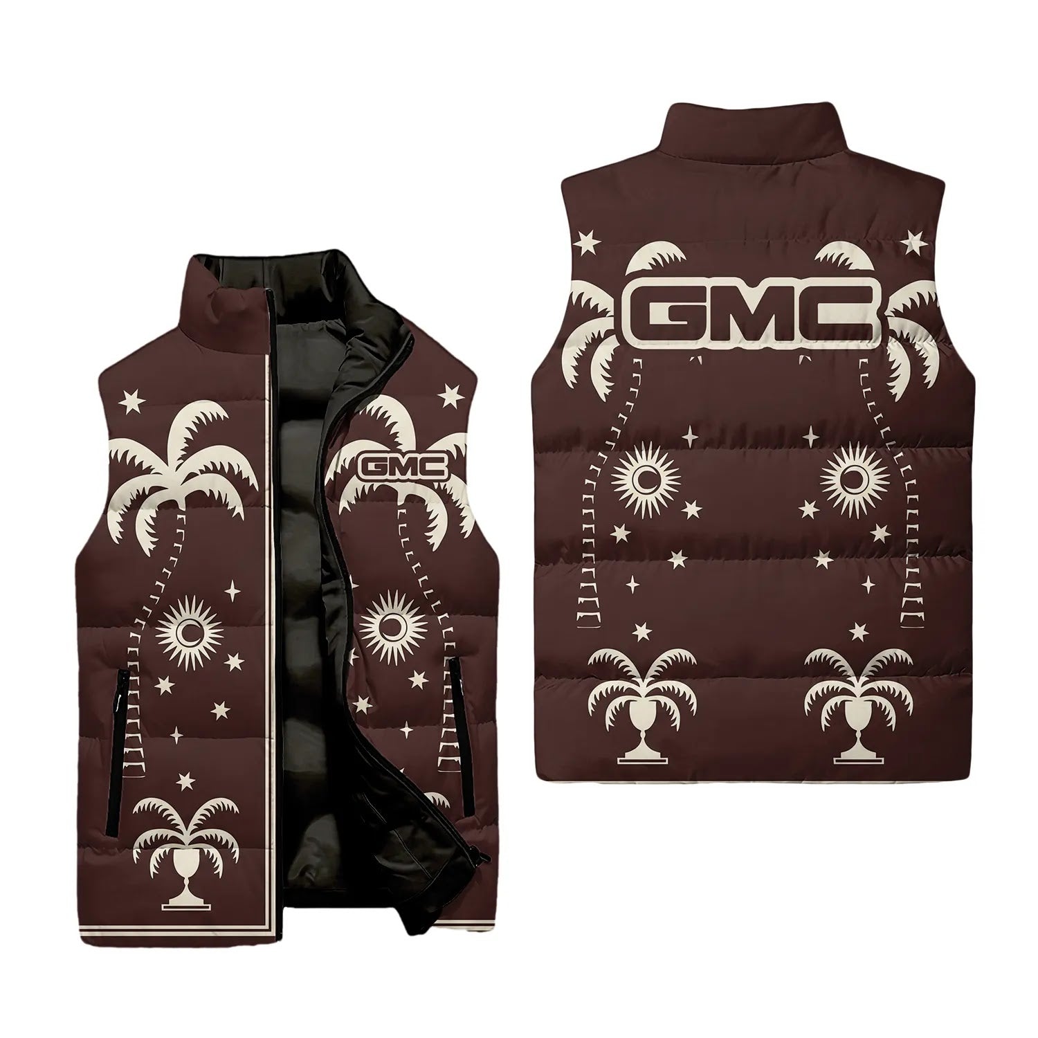 GMC Sleeveless Puffer Jacket SHW066