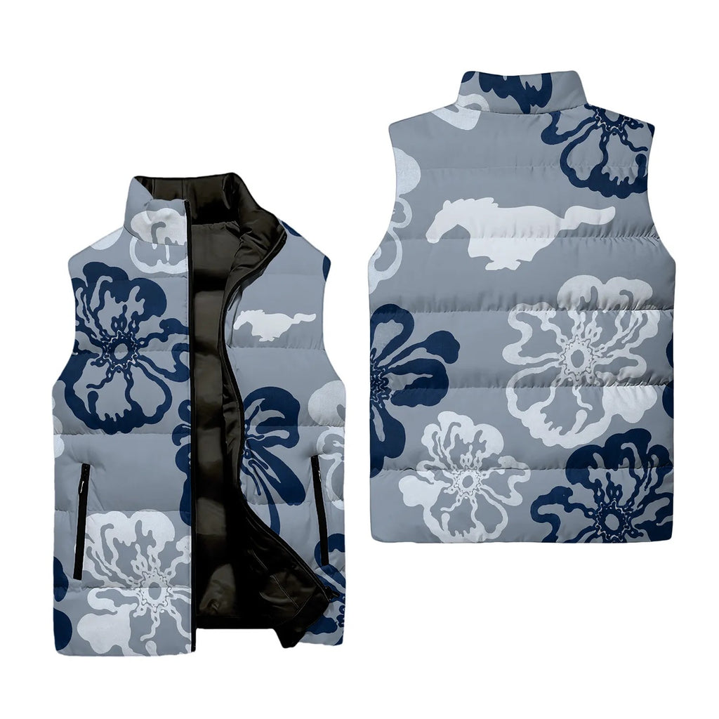 Ford Mustang Sleeveless Puffer Jacket SHW073
