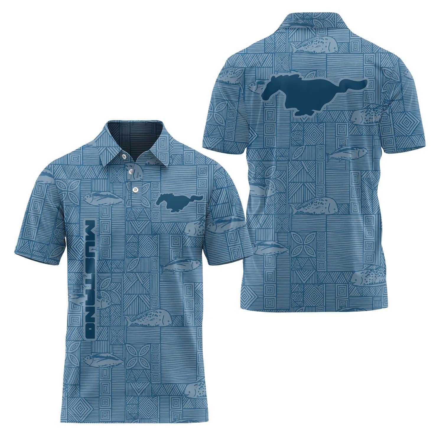 Ford Mustang Short Sleeve Polo SHW012