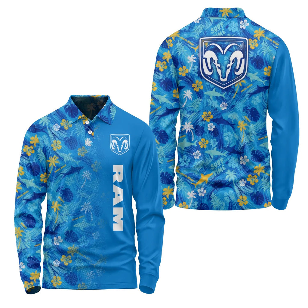 Ram Long Sleeve Polo SHW027