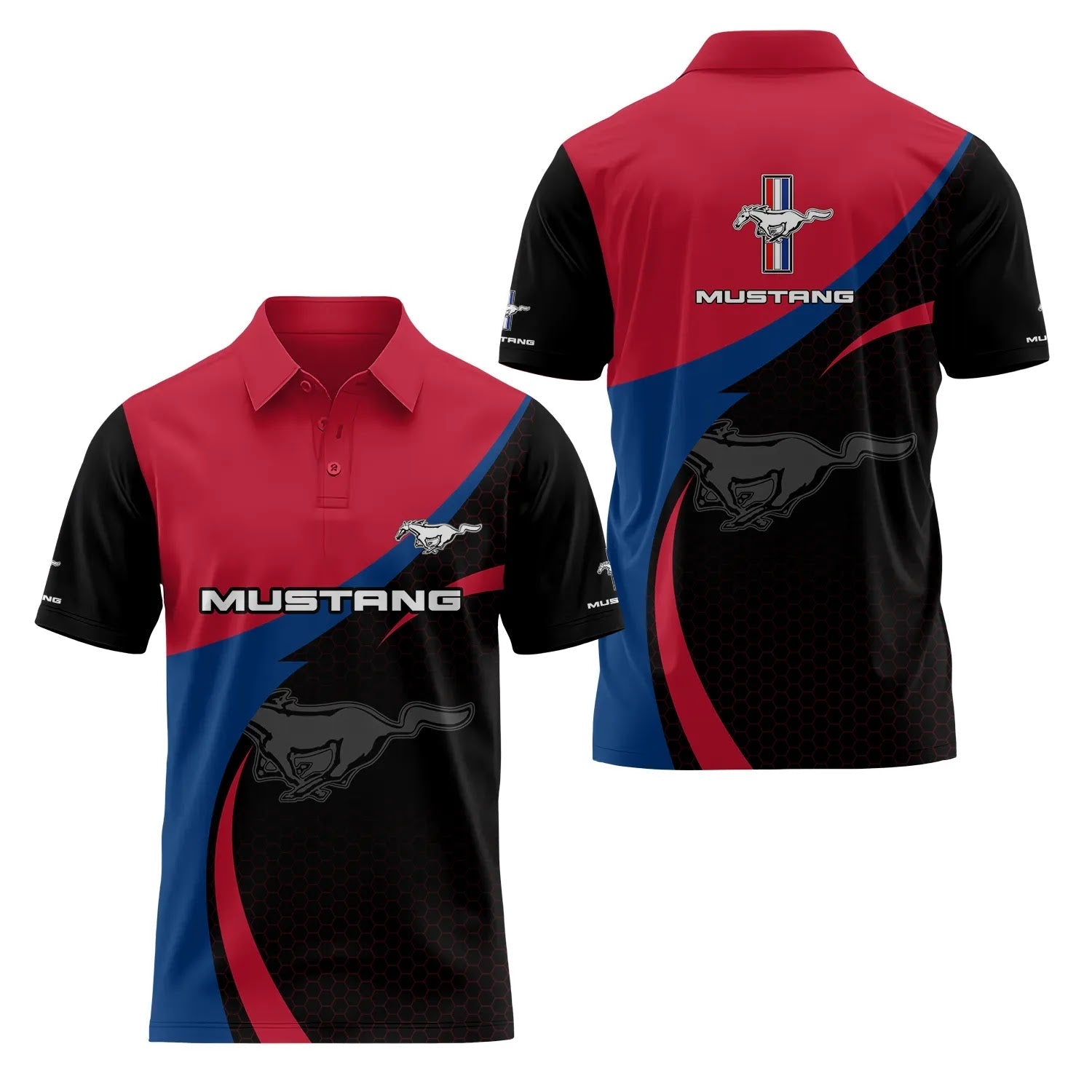 Ford Mustang Short Sleeve Polo SC038