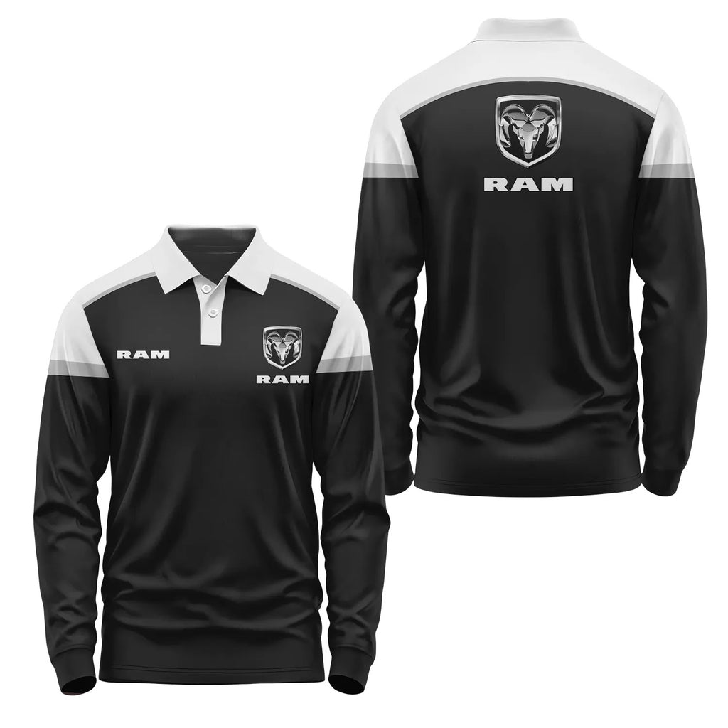 Ram Long Sleeve Polo SC087