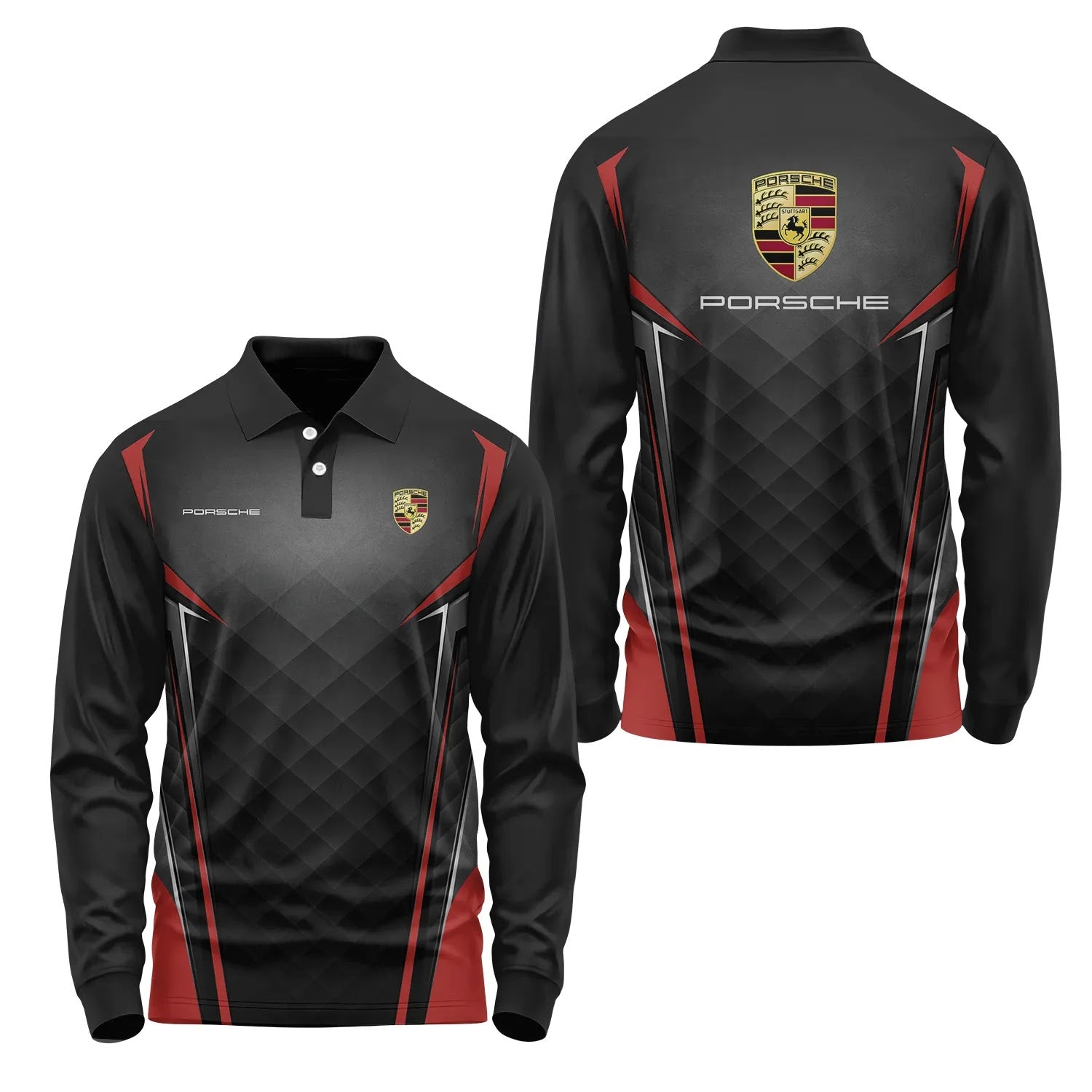 Porsche Long Sleeve Polo SC074