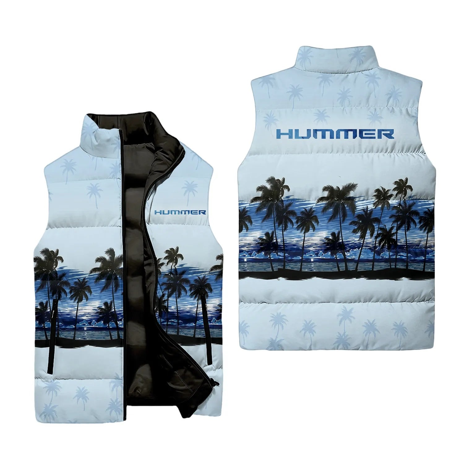 Hummer Sleeveless Puffer Jacket SHW016