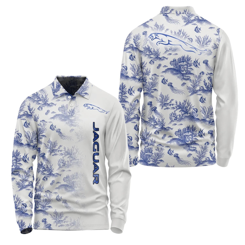 Jaguar Long Sleeve Polo SHW009