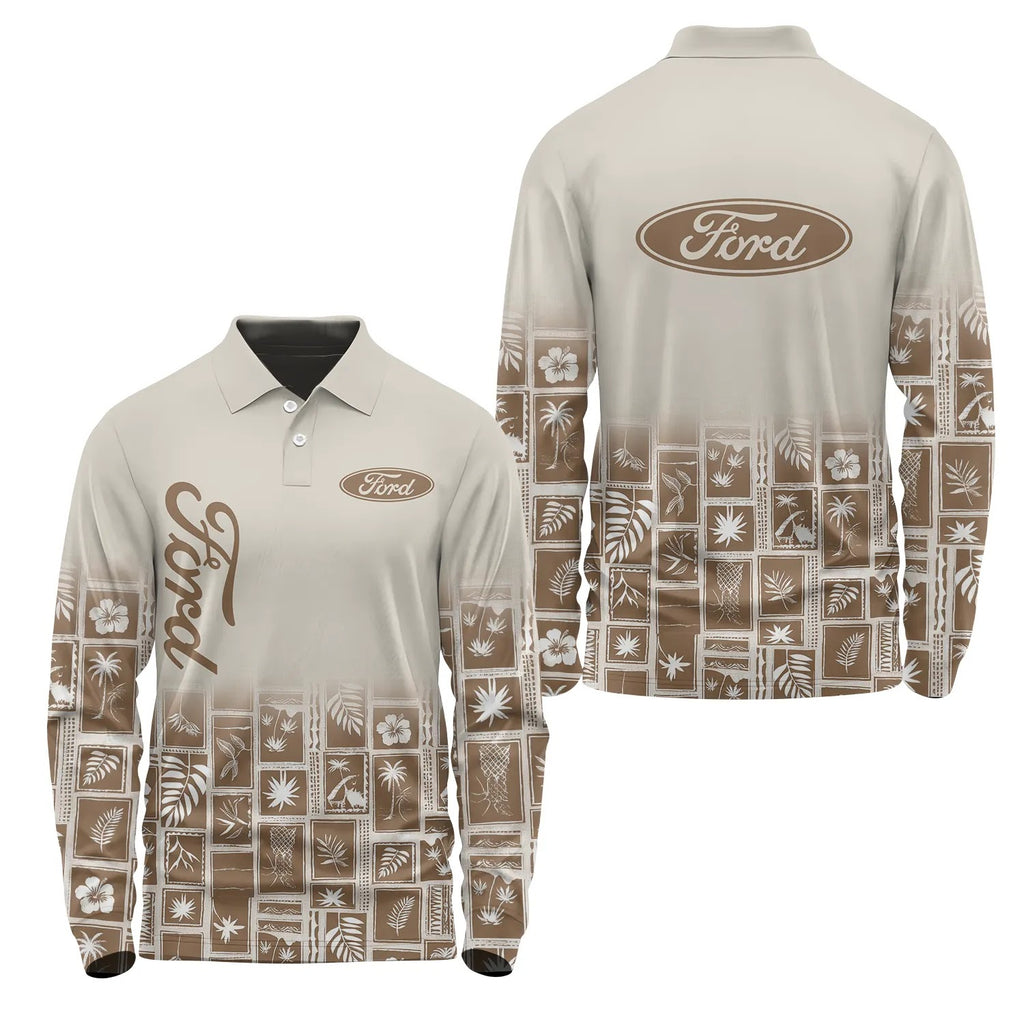 Ford Long Sleeve Polo SHW067