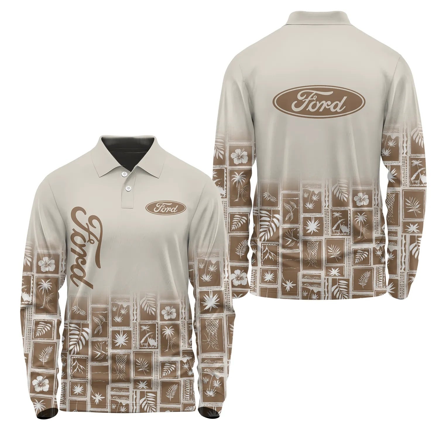 Ford Long Sleeve Polo SHW067