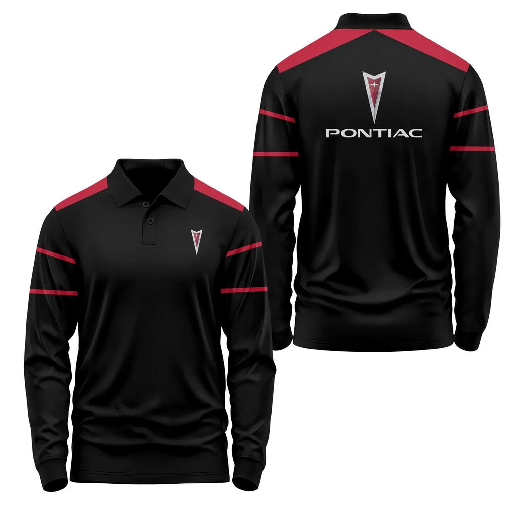 Pontiac Long Sleeve Polo SC041