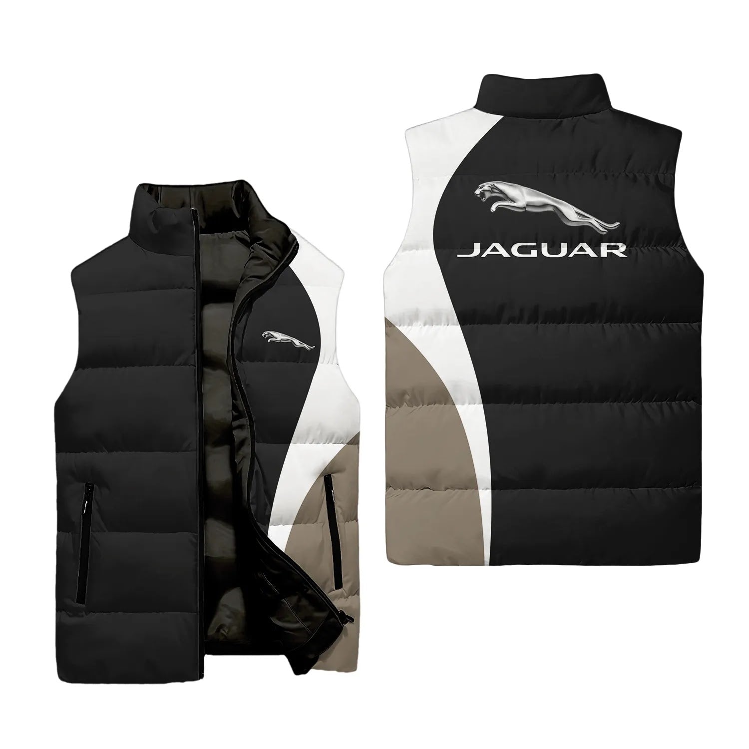 Jaguar Sleeveless Puffer Jacket SC073