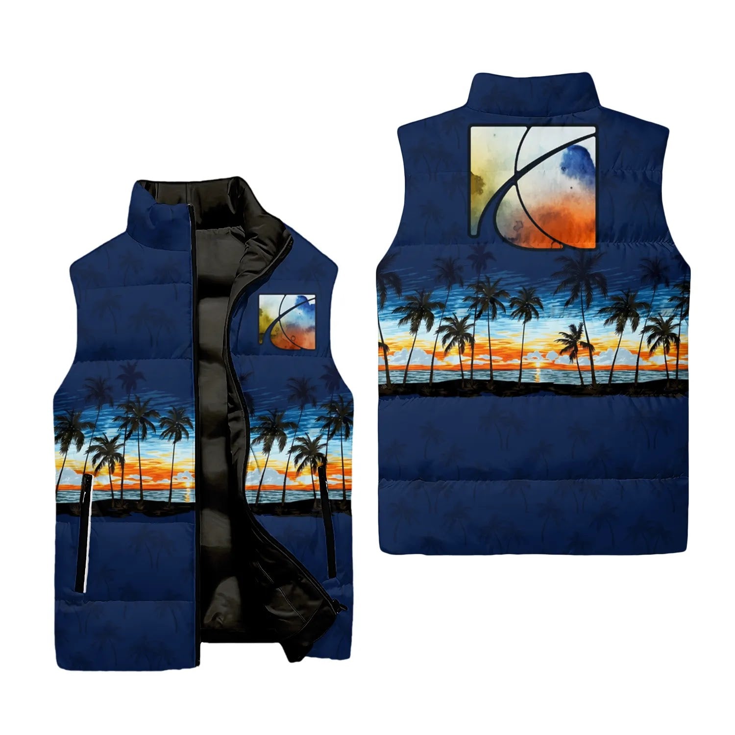 Saturn Sleeveless Puffer Jacket SHW017