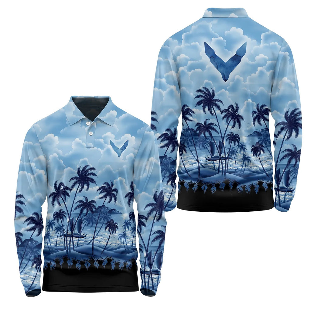 Corvette Long Sleeve Polo SHW018