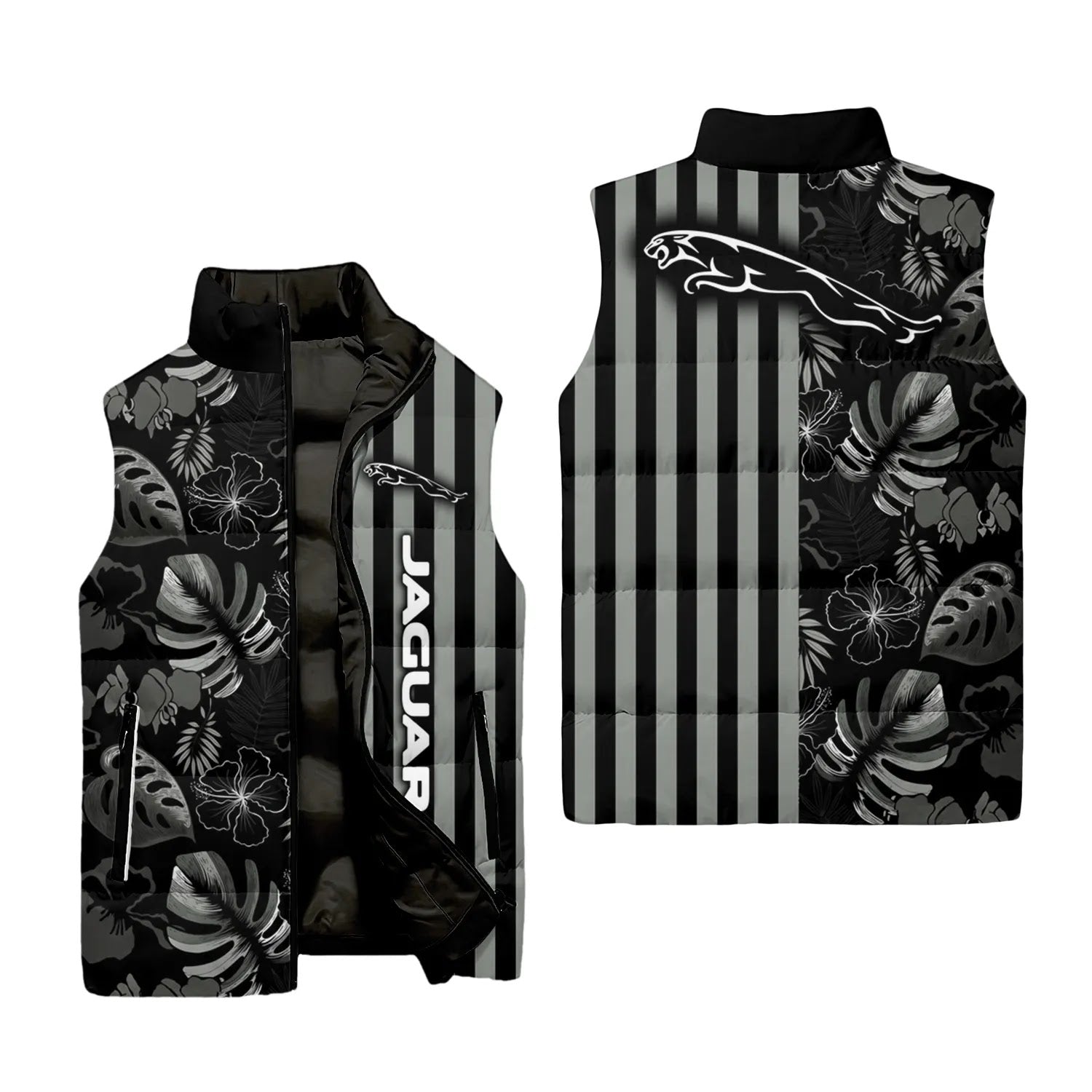 Jaguar Sleeveless Puffer Jacket SHW040