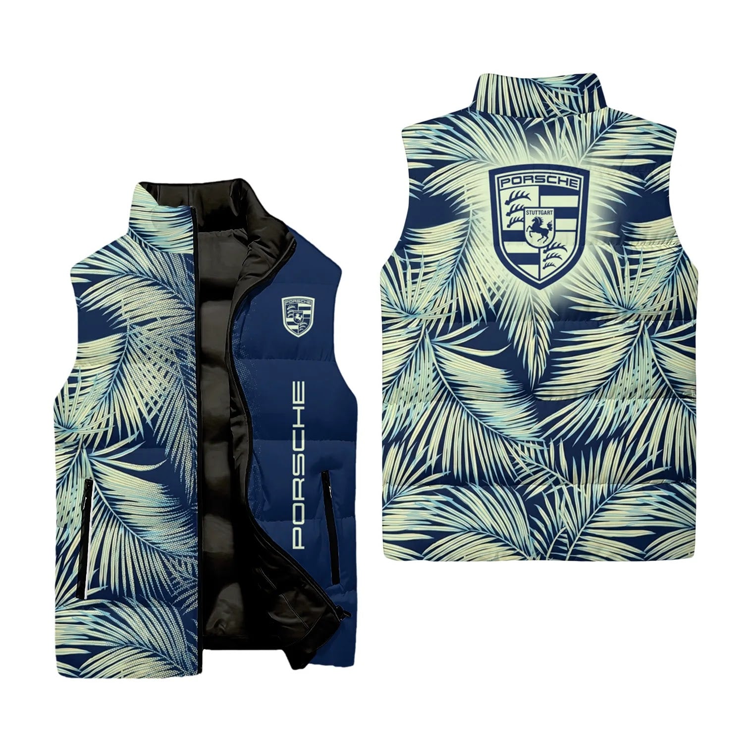 Porsche Sleeveless Puffer Jacket SHW003
