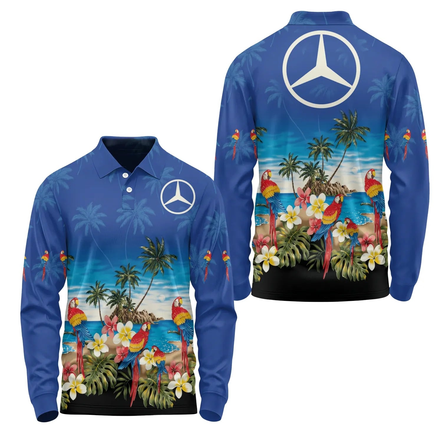 Mercedes-Benz Long Sleeve Polo SHW005