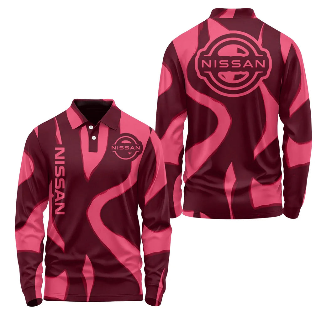 Nissan Long Sleeve Polo SHW068